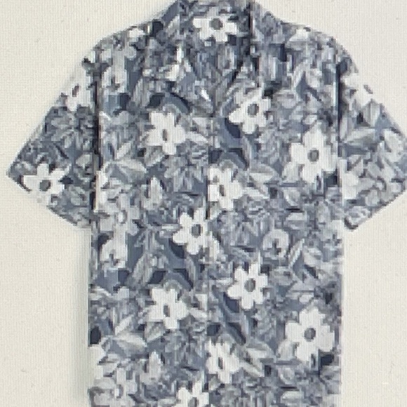 Men's Performance Camp Collar Button Up Shirt - NWT - Picture 1 of 3